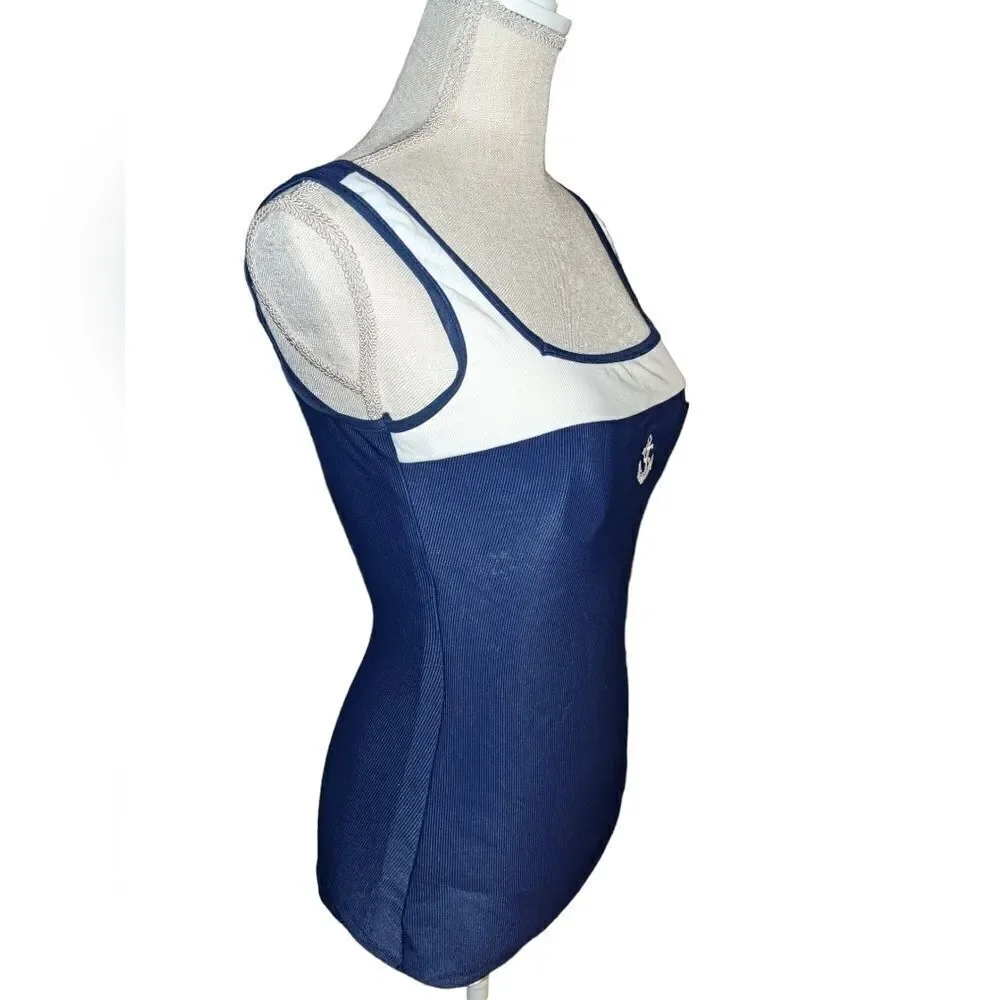 Maillot blue white